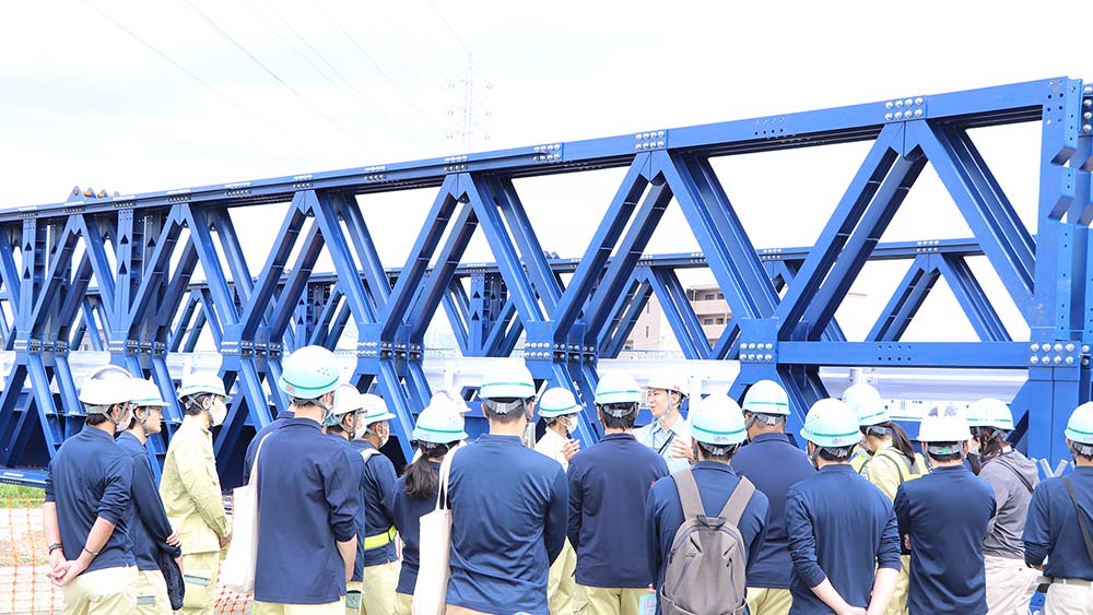 黄瀬川大橋改築工事現場見学