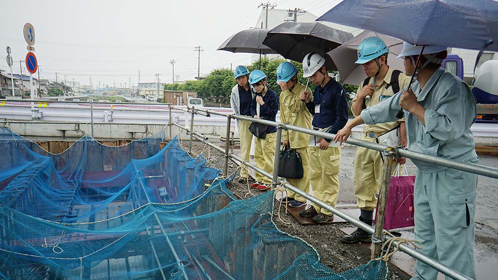国道139号津田橋架け替え工事現場見学
