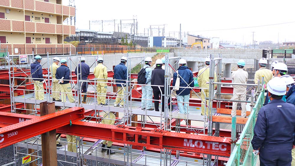 都市計画道路沼津三島線街路整備現場見学