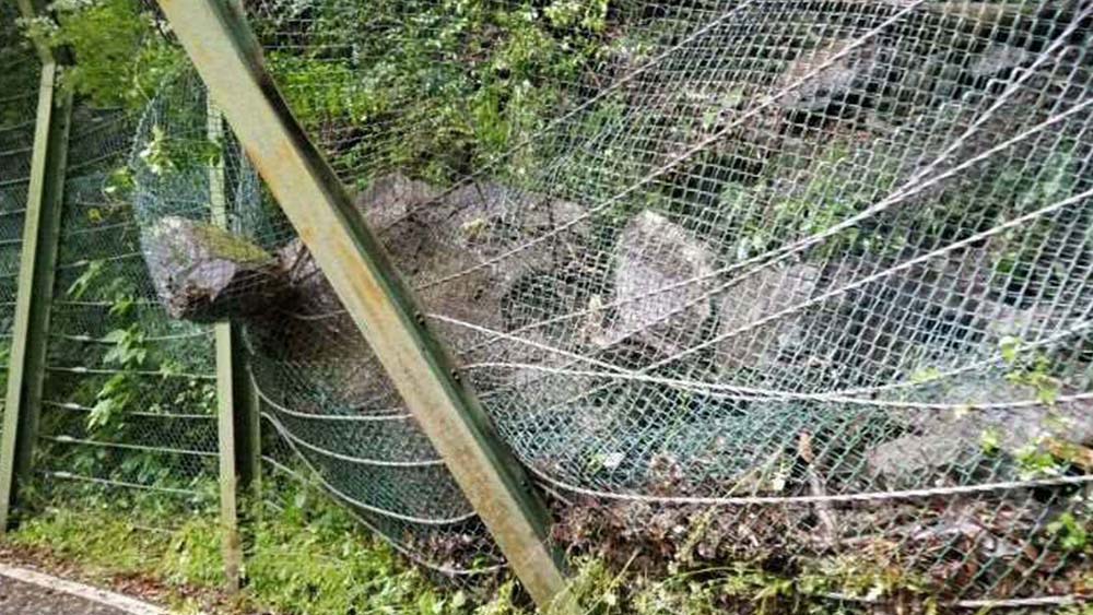 落石対策施設の検討